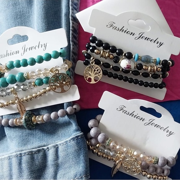 Bohemian Fashion Bracelet with leave and tree - Picture 4 of 5